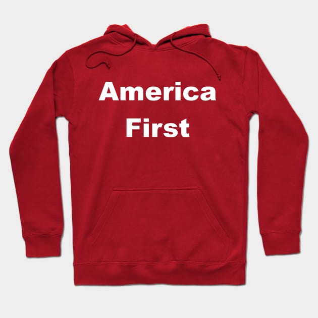 America First Hoodie by MacGordonsEmporium